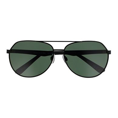 Men's Dockers® 61mm Metal Aviator Sunglasses