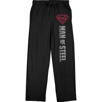 Men's Superman Man Of Steel Pajama Pants