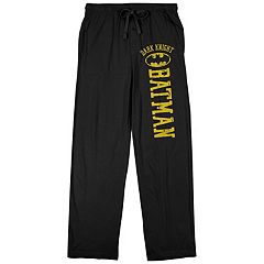 DC Comics Men's Batman Classic Bat Logo Sleep Jogger Pajama Pants (Large)  Black : : Clothing, Shoes & Accessories