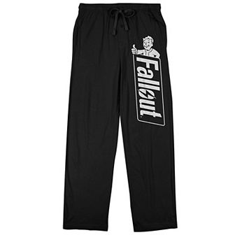 Men's Fallout Logo Print Pajama Pants