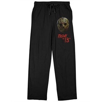Men's Friday The 13th Jason's Mask Pajama Pants