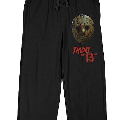 Men's Friday The 13th Jason's Mask Pajama Pants