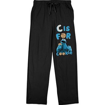 Men's Sesame Street Cookie Monster Pajama Pants
