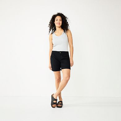 Women's Sonoma Goods For Life® 9" Comfort Waist Utility Bermuda Shorts