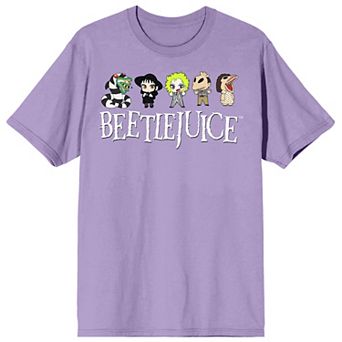 Men's Beetlejuice Chibi Line Up Tee