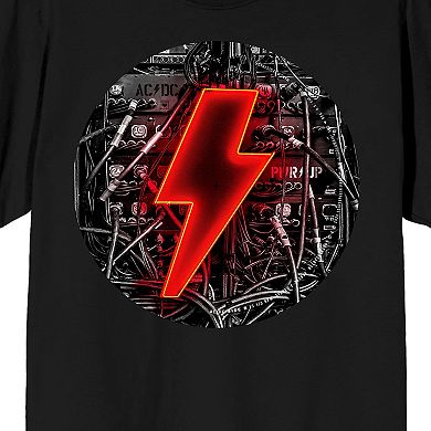 Men's AC/DC Red Power Logo Tee