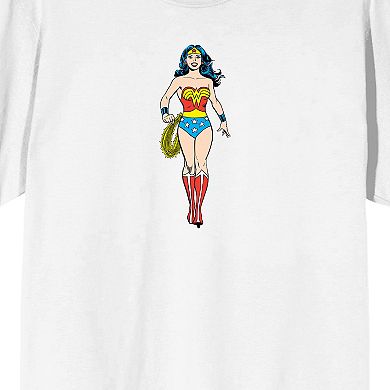 Men's Wonder Woman Superhero Power Pose Tee