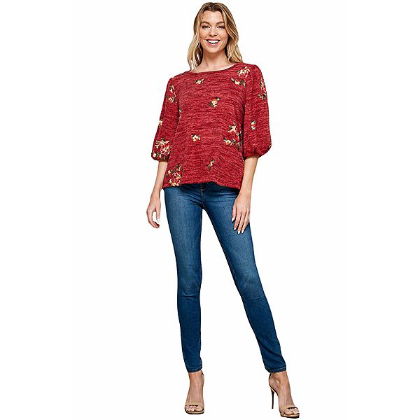 DressBarn Embroidered Top