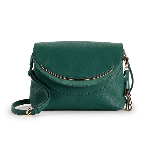 LC Lauren Conrad Blair Crossbody Bag, Brt Green - Yahoo Shopping