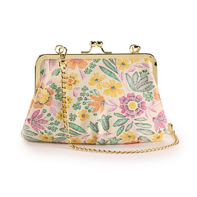 LC Lauren Conrad Frame Clutch Crossbody Bag
