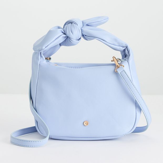 Lauren Conrad Purse blue gray handbag