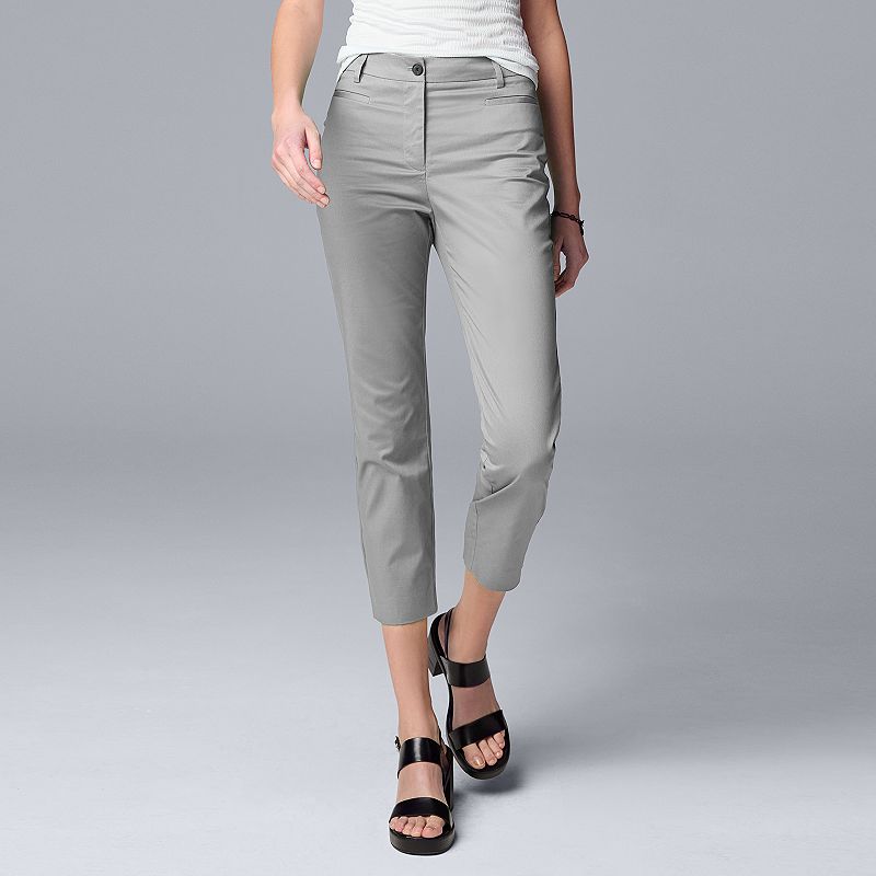 UPC 400300041664 - Women's Simply Vera Vera Wang Mid Rise Pocket Capri ...