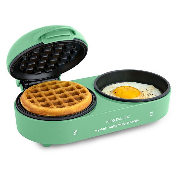 Nostalgia MyMini Waffle Maker & Griddle 