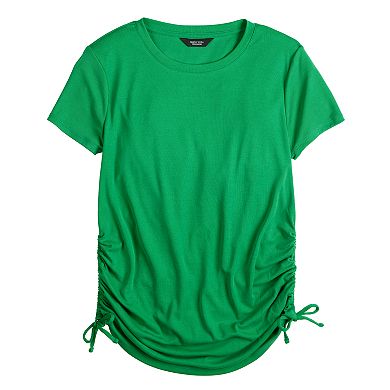 Women's Simply Vera Vera Wang Side Ruched Tee