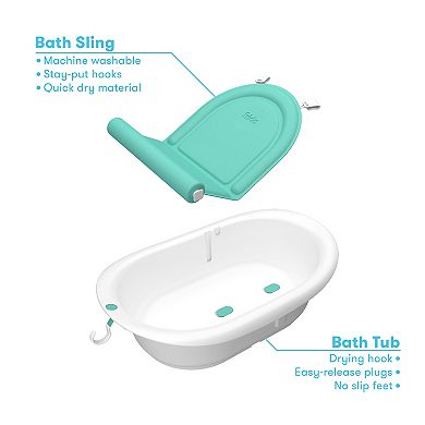 Fridababy 4-in-1 Grow-With-Me Bath Tub by Frida Baby