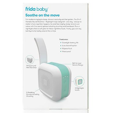Fridababy 2-in-1 Portable Sound Machine + Nightlight by Frida Baby