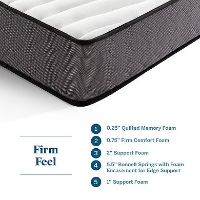 Lucid Dream 10" Memory Foam Firm Hybrid Mattress