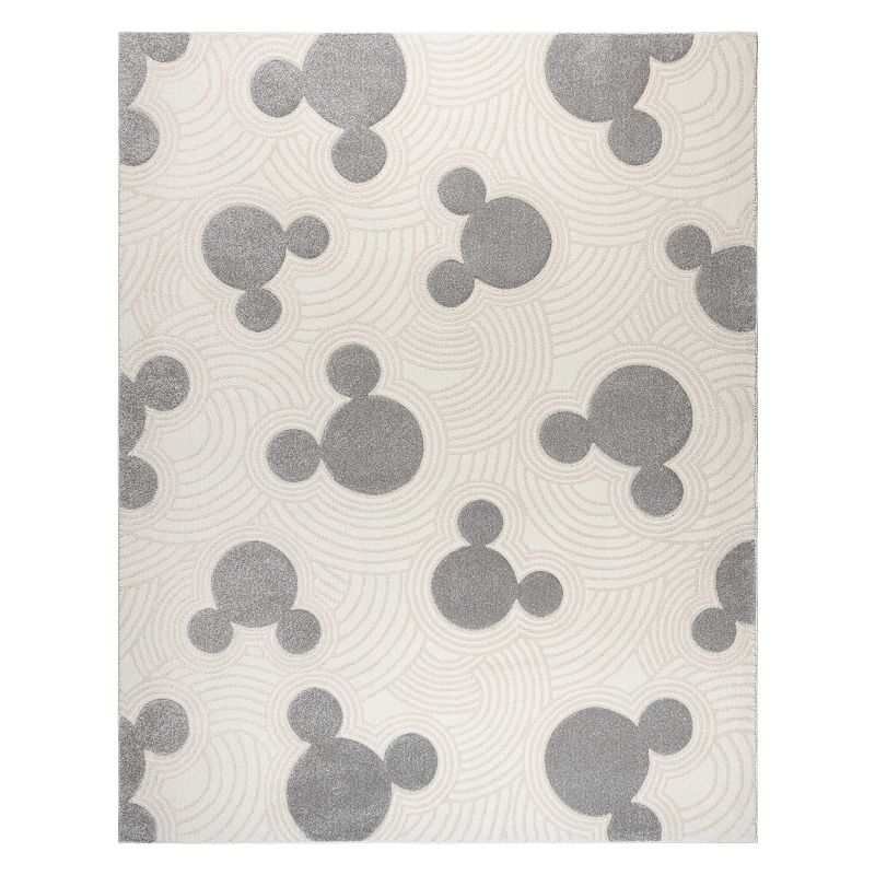 Disney's Gertmenian Bravo Mickey Mouse Pop Art Rug, Grey, 5X7 Ft