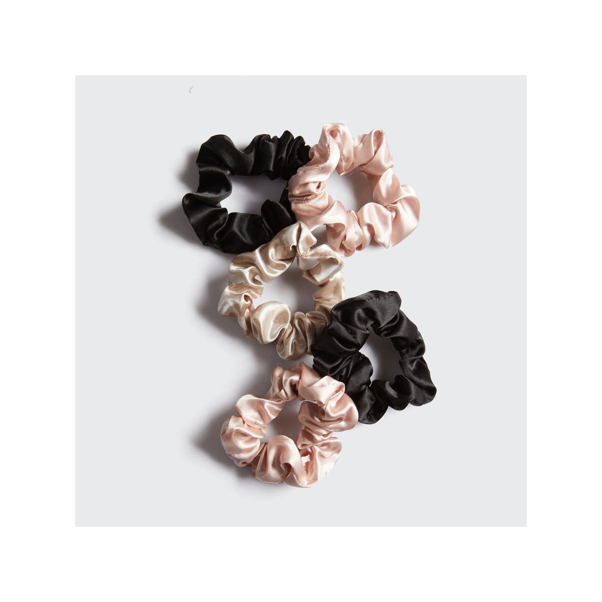 Kitsch Assorted Satin Sleep Scrunchies 5-piece Set, Multi