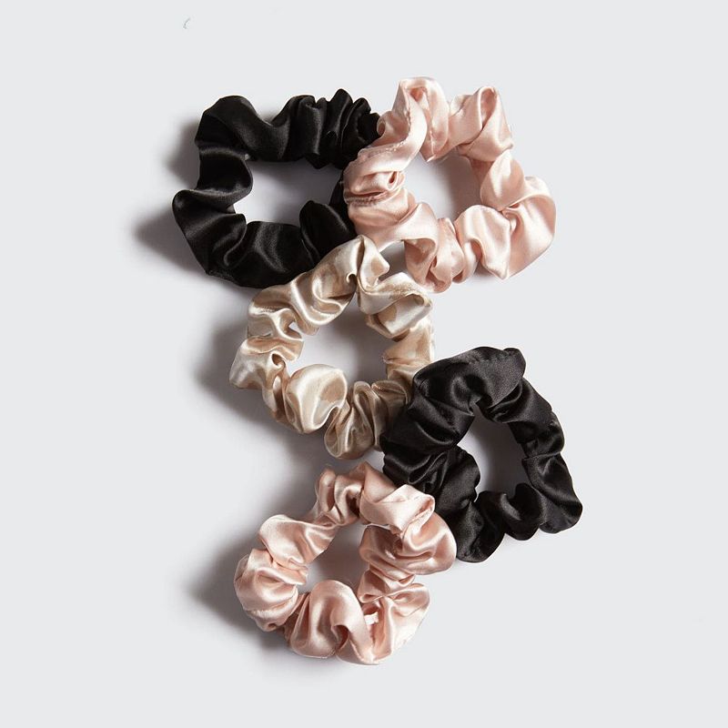 Kitsch Assorted Satin Sleep Hair Scrunchies - 5ct
