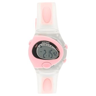 Armitron Women's Pro Sport EL LCD Retro Chronograph Watch - 45-7138TPK