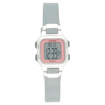 Armitron Women's Pro Sport EL LCD Chronograph Watch - 45-7139PGY