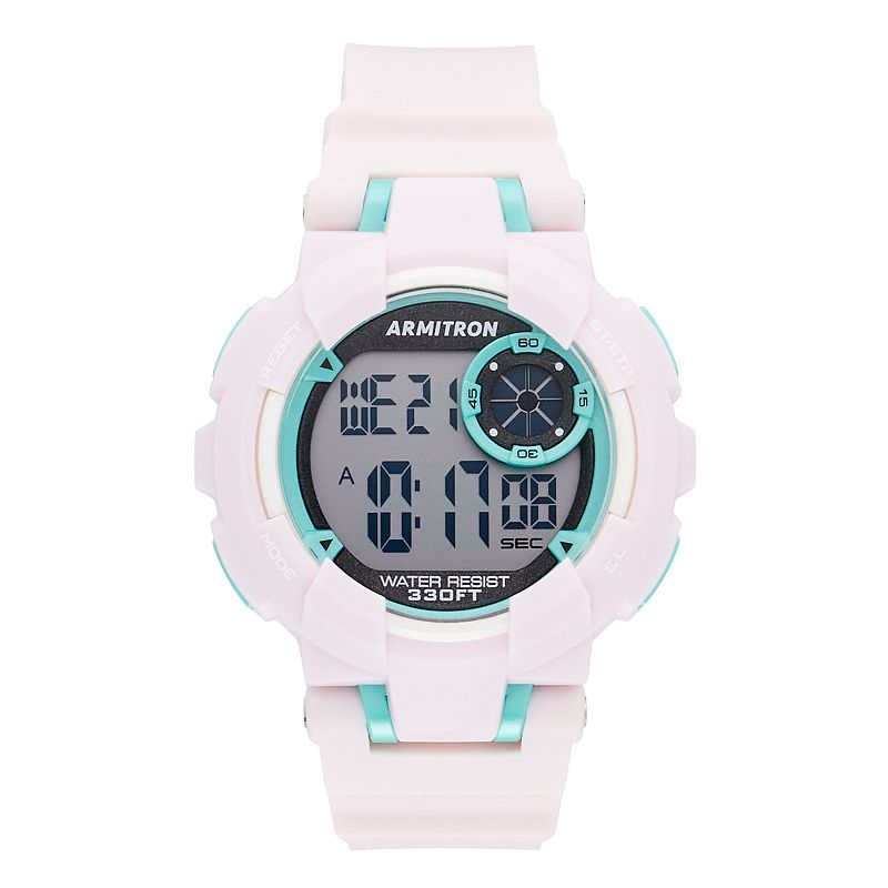 Armitron Women's Pro Sport EL LCD Large Watch - 45-7140BPK, Pink