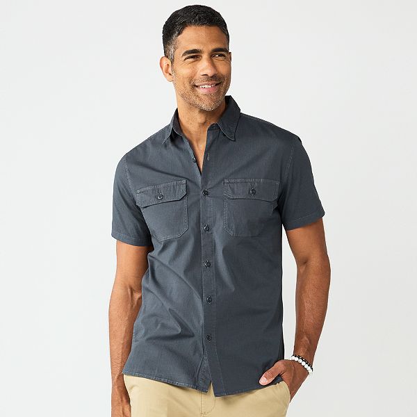 Mens short sleeve dress cheap shirts kohls