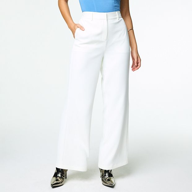 Alfani Plus Curvy High-Rise Straight-Leg Trousers