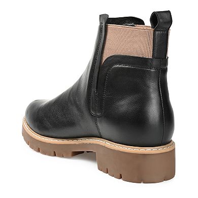Journee Signature Bristol Tru Comfort Foam™ Women's Leather Chelsea Boots