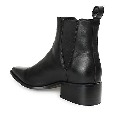 Journee Signature Brooklee Tru Comfort Foam™ Women's Leather Chelsea Boots