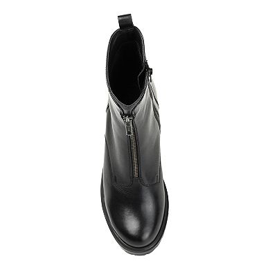 Journee Signature Norrah Tru Comfort Foam™ Women's Leather Ankle Boots