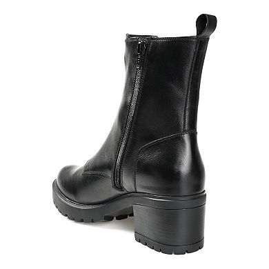 Journee Signature Norrah Tru Comfort Foam™ Women's Leather Ankle Boots