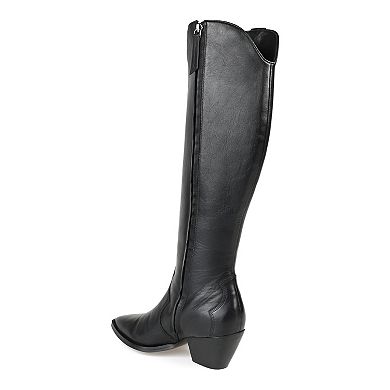 Journee Signature Pryse Tru Comfort Foam™ Women's Leather Knee-High Boots