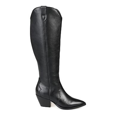 Journee Signature Pryse Tru Comfort Foam™ Women's Leather Knee-High Boots