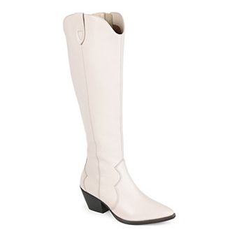 Journee Signature Pryse Tru Comfort Foam™ Women's Leather Knee-High Boots