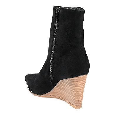 Journee Signature Reeya Tru Comfort Foam™ Women's Suede Ankle Boots