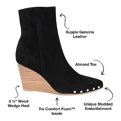 Journee Signature Reeya Tru Comfort Foam™ Women's Suede Ankle Boots