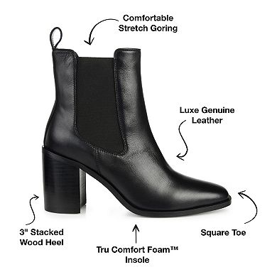 Journee Signature Rowann Tru Comfort Foam™ Women's Leather Chelsea Boots