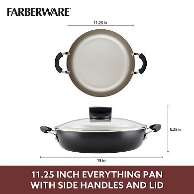 Farberware Smart Control Aluminum Nonstick Everything Pan with Lid