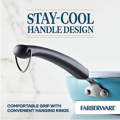 Farberware Eco Advantage Ceramic Nonstick Deep Frypan with Helper Handle