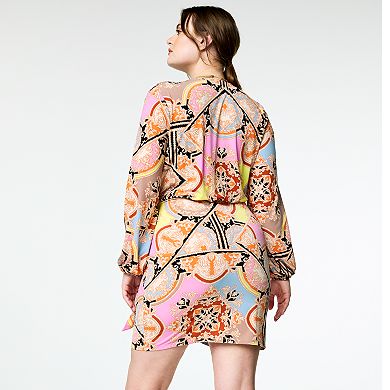 Women's INTEMPO Faux-Wrap Dress