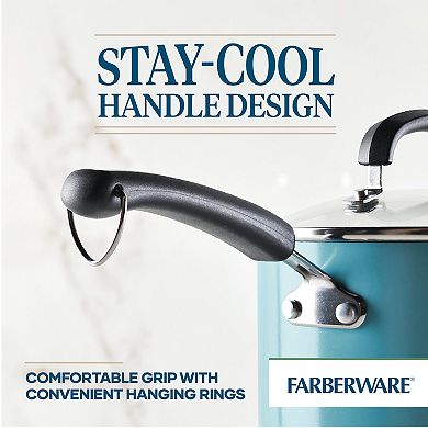 Farberware Eco Advantage 3-qt. Ceramic Nonstick Straining Saucepan