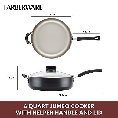 Farberware Smart Control 6-qt. Nonstick Jumbo Cooker with Helper Handle