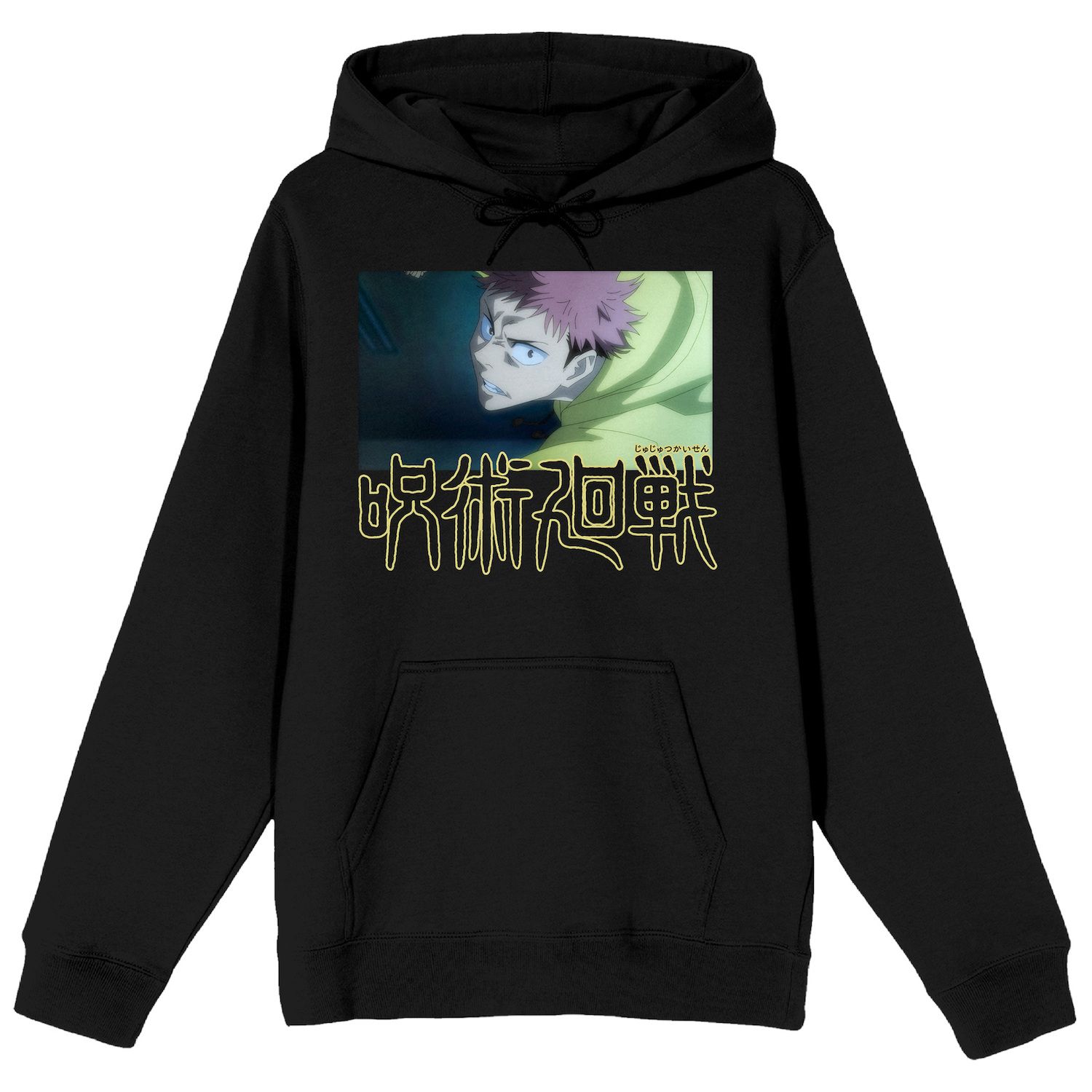 Sweat à Capuche Jujutsu Kaisen Yuji Itadori 3D - Cosplay, Déguisement Anime, Noir Et Rouge