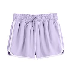 Drawstring Cargo Shorts In Petite In Stretch Twill - Pink Lilac Pink