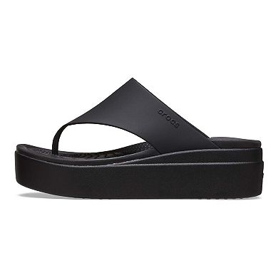 Crocs Women's Brooklyn Flip Low Wedge Sandals