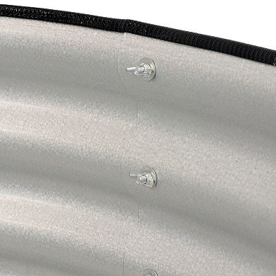 Sunnydaze Galvalume Steel Round Raised Garden Bed - 36 in