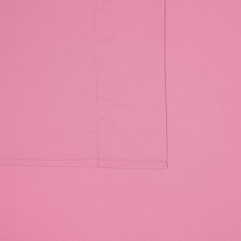 Crayola Cotton Percale Sheet Set with Pillowcase, Pink, Queen Set