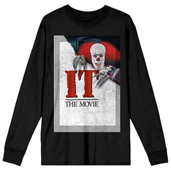 Men's It (1990) Original Poster Long Sleeve Tee
